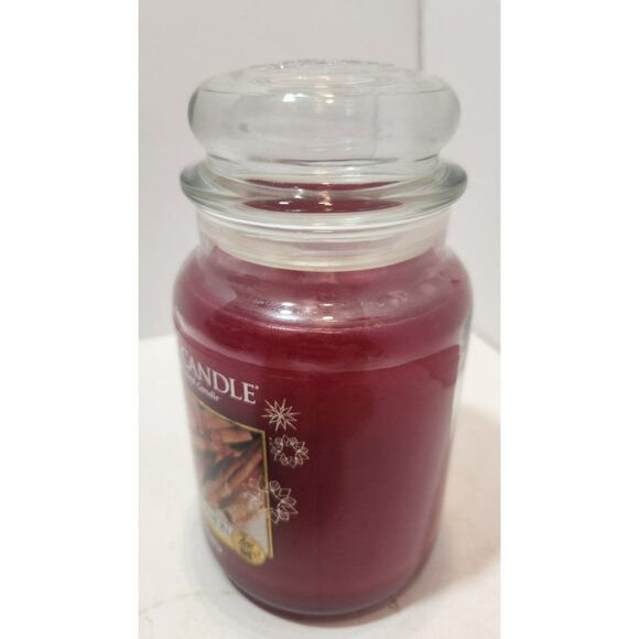 Yankee Candle Sparkling Cinnamon Glass Jar 22 OZ Candle - Picture 4 of 13